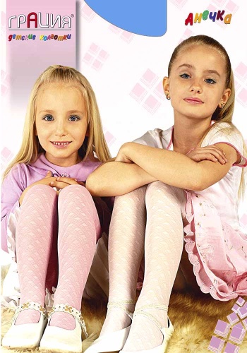 Состав: 
Полиамид 84%, 
Эластан 16% 
	Детские колготки с рисунком 