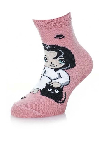 Состав:
Хлопок: 60%, 
ПА: 24%, 
ПП: 14%, 
Эластан: 2%.
	Носки детские.