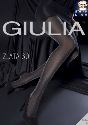 Состав:
Полиамид 80%
Эластан 12%
Люрекс 8%
	Непрозрачные фантазийные колготки с оплетенным эластаном, плотностью 60 ден, с широким комфортным поясом, ластовицей, плоскими швами и усиленными мысками. Вся нога модели украшена россыпью блестящего люр