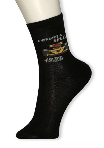 Состав:
Хлопок 88%
Полиамид 10%
Эластан 2%
	Детские носки для мальчика с рисунком. 