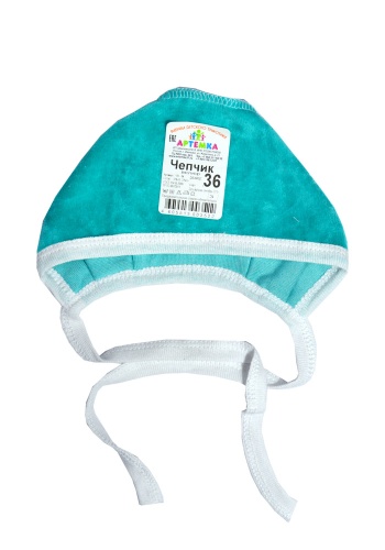 Состав:
Велюр
Хлопок 80%
ПЭ 20%
    Детский велюровый чепчик на завязках. Цыета ассорти. 