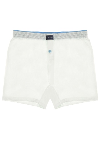 Состав:
Хлопок 100%
	Мужские трусы-боксеры белого цвета. 