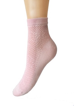 Состав:
Хлопок 82%
Полиамид 14%
Эластан 4%
	Летние ажурные носки с гладким следом.