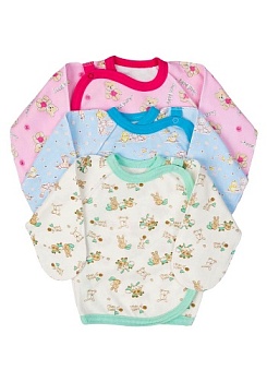 Состав:
Кулирка
Хлопок 100%
	Распашонка с воротником 