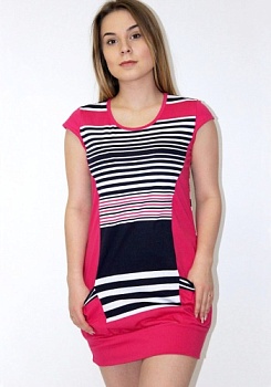 Состав: 
Хлопок 100% 
	Туника женская.