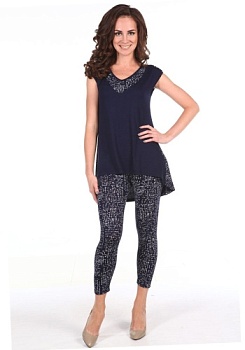 Состав:
Вискоза 95%
Лайкра 5%
	Комплект женский.

Обратите внимание: расцветка товара на сайте может отличаться от фактической расцветки. Оптовый склад оставляет за собой право поставить товар любого цвета, который имеется на данный момент.	