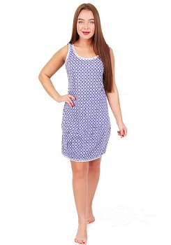 Состав:
Кулирка
Хлопок 100%
	Сорочка полуприлегающего силуэта,длиной до середины бедра.

Обратите внимание: расцветка товара на сайте может отличаться от фактической расцветки. Оптовый склад оставляет за собой право поставить товар любого цвета