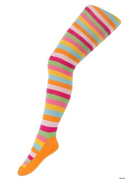 Состав:
Хлопок 76%, 
Полиамид 21%, 
Эластан 3%
	Колготки для девочек с хлопком, с рисунком в полоску, станут завершающим штрихом в образе маленькой модницы и прекрасно дополнят любой наряд. 