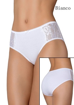 Состав:
Хлопок 95%
Эластан 5%
      Трусы-слипы с регулируемой высотой талии, выполнены из высококачественного эластичного хлопка в сочетании с мягким эластичным кружевом с цветочным орнаментом, которое деликатно подчеркивает женственность. Максима