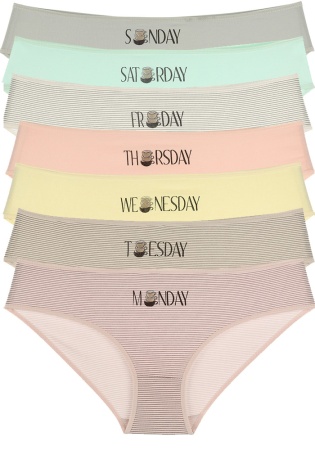 Donella 31711188B7 трусы женские (7 шт.упак)-7