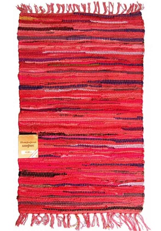 Состав: 
Хлопок 100% 
Размер: 50х80
	Интерьерный коврик разноцветный создан из природных материалов, радует естественными цветами, высокой прочностью и безграничными возможностями декорирования интерьера. Он украсит любое помещение и может служить: