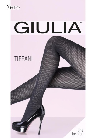 Состав:
Полиамид 86%
Эластан 14%
	Полупрозрачные фантазийные колготки с оплетенным эластаном, плотностью 80 ден, с ластовицей, широким поясом, усиленными плоскими швами и мысками, по всей ноге тюлевый узор 