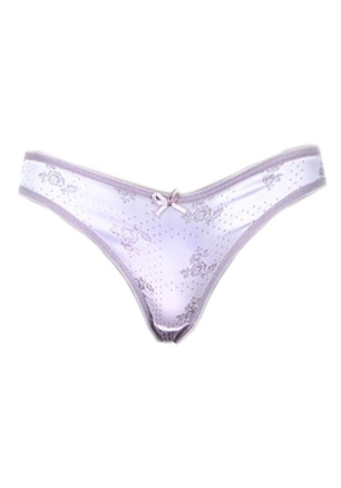 Состав:
Полиэстер 65%
Полиамид 28%
Эластан 7%
	Женские трусики-стринги. 