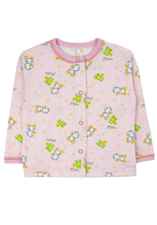 Состав:
Кулирка
Хлопок 100%
	Детская кофта на кнопках спереди, с длинным рукавом.