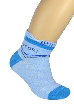 Состав: 
Хлопок 80%, 
ПА 17 %, 
Эластан 3%
	Детские носки из хлопка.