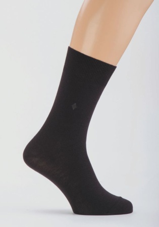 Состав: 
Хлопок 74%, 
Полиамид 24%, 
Эластан 2%
	Гладкий демисезонный носок с вышивкой на паголенке.