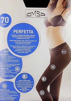 Состав:
Полиамид 88%, 
Эластан 12%
	Матовые непрозрачные колготки плотностью 70 ден, выполненные по инновационной бесшовной технологии, с низким широким поясом и терморегулирующими волокнами. В состав входят ионы серебра, обеспечивающие приятное ощ