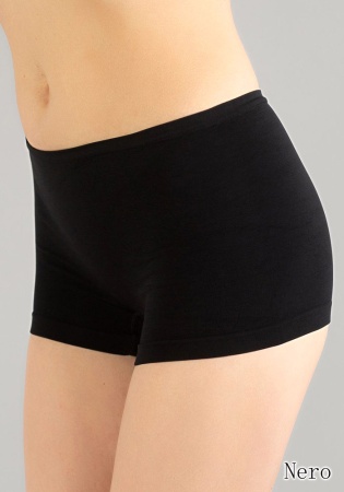 Состав:
Полиамид 93%
Эластан 6%
Хлопок 1%
    Бесшовные трусики-шорты с х/б ластовицей, выполненные из мягкой микрофибры.
