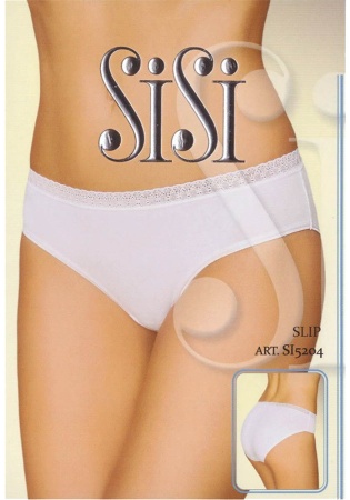 Состав:
Хлопок 95%
Эластан 5%
     Трусики-слип средней посадки. Изготовлены из гипоаллергенного хлопка, края отделаны кружевной тесьмой. Рекомендуется женщинам с чувствительной кожей и тем, кто особенно ценит комфорт.