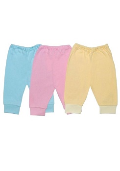 Состав:
Перфорация
	Штанишки ясельные, внизу на манжетах. 