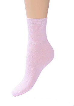 Состав:
Хлопок 80%
Полиамид 20%
	Женские демисезонные носки с рельефным рисунком по всему изделию. 