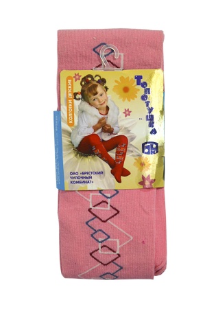 Состав:
Хлопок 70%
Полиамид 28%
Эластан 2%
	Детские колготки для девочек с узором. 