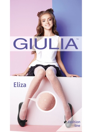 Состав:
Полиамид 90%
Эластан 10%
	Тонкие детские колготки с эффектом тюля и оплетенным эластаном, плотностью 20 ден, с усиленными шортиками и широким поясом. По всей ноге модели размещен тканый узор 