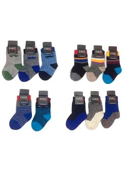 Состав:
Хлопок 80%
Полиамид 18%
Эластан 2%
	Носки детские.