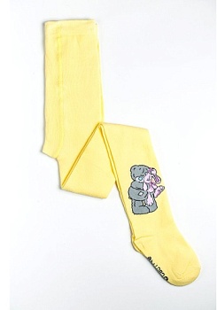 Состав:
Хлопок 80%
ПА 15%
Эластан 5%
	Колготки демисезонные гладкого переплетения с рисунком знаменитой игрушки 