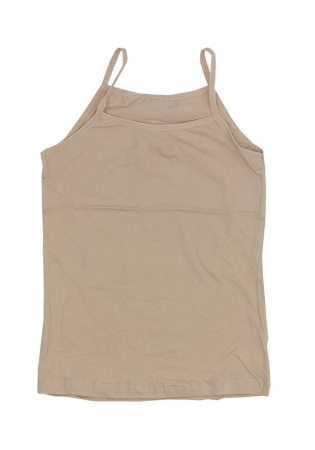 Состав:
Хлопок 100%
	Детская майка для девочки на тонких бретельках.