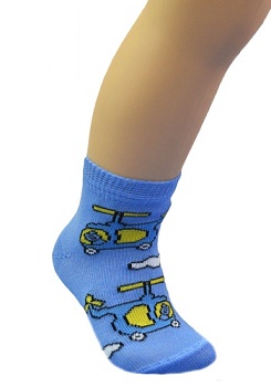 Состав: 
Хлопок 85%, 
ПА 12%, 
Эластан 3%
	Детские носки из хлопка. Гладь,компьютерный рисунок для мальчиков.