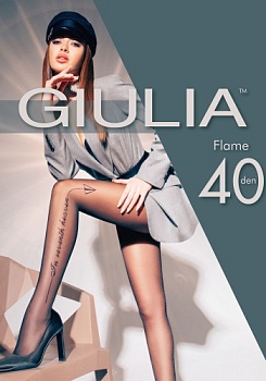 Состав:
Полиамид 84%
Эластан 15%
Хлопок 1%
     Прозрачные фантазийные колготки с оплетенным эластаном, плотностью 40 ден, с широким комфортным поясом, х/б ластовицей и усиленным плоским швом. Боковая часть голени модели украшена аккуратной надпис