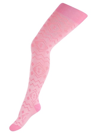 Состав:
Хлопок 76%, 
Полиамид 21%, 
Эластан 3%
	Колготки для девочек, однотонные с жаккардовым рисунком прекрасно сочетаются с любым типом одежды, особенно красиво смотрятся с платьями и юбками, которые входят в школьную форму или для торжеств