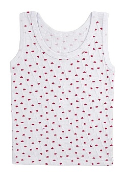 Состав:
Кулирка жатка
Хлопок 100%
	Майка для девочки жатка.