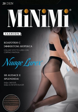 Состав:
Полиамид 77%
Эластан 23%
      Тонкие фантазийные колготки плотностью 20 ден, с элегантными трусиками 