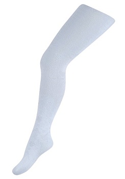 Состав:
Хлопок 76%, 
Полиамид 21%, 
Эластан 3%
	Колготки для девочек, однотонные с жаккардовым рисунком прекрасно сочетаются с любым типом одежды, особенно красиво смотрятся с платьями и юбками, которые входят в школьную форму или для торжеств