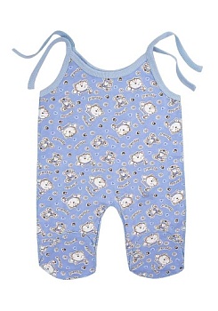 Состав:
Кулирка 
Хлопок 100%
	Ползунки на завязках.