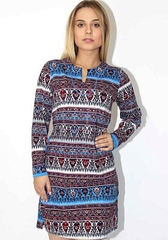 Состав: 
Хлопок 100% 
	Туника женская.   

Обратите внимание: расцветка товара на сайте может отличаться от фактической расцветки. Оптовый склад оставляет за собой право поставить товар любого цвета, который имеется на данный момент.	
