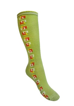 Состав:	
х/б - 54%, 
ПА - 46%
	Гольфы детские с рисунком.