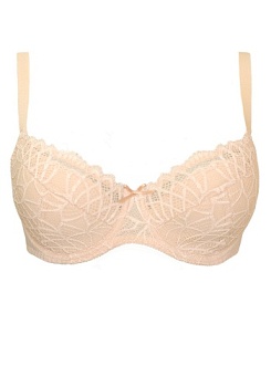 Состав:
Полиамид 60%
Хлопок 1030
Эластан 10%
   Бюстгальтер с формованной чашкой выполнен из эластичного кружева и эластичного полотна.