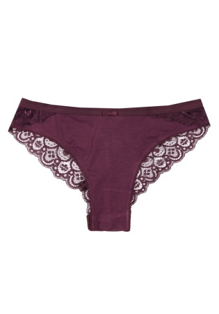 Состав:
Модал 95%
Эластан 5%
	Стильные женские трусы из модала. Спереди украшен маленьким бантиком. 
