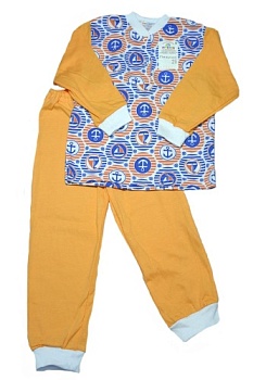 Состав:
Кулирка
Хлопок 100%
	Пижама детская на кнопках.