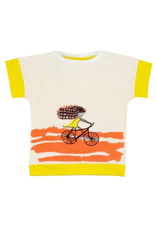 Состав:
Кулирка
Хлопок100%
	Футболка детская с рисунком. Цвета ассорти. 