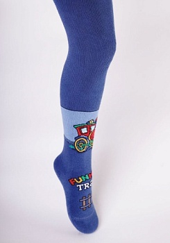 Состав: 
Хлопок 87%, 
Полиамид 12%, 
Эластан 1%
	Пюшевые колготки, с рисунками для мальчика.