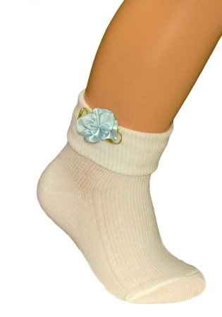 Состав: 
Хлопок 80%, 
ПА 13%, 
Эластан7%
	Детские носки из хлопка. Ластичное переплетение, борт с отворотом.