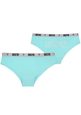 Состав:
Хлопок 95%
Эластан 5%
    Женские трусы-слипы из однотонного полотна. Пояс - резинка украшен названием бренда, задняя деталь украшена надписью. 