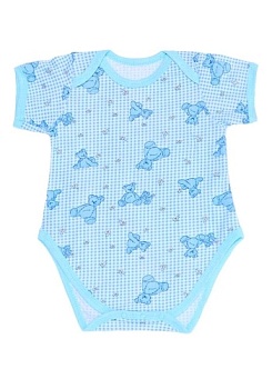 Состав:
Кулирка 
Хлопок 100%
	Боди с короткими рукавами на трех кнопочках снизу из натурального хлопка кулирки с яркой детской расцветкой. На плечах разрезики для удобства одевания.