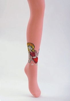 Состав: 
Хлопок 74%, 
Полиамид 24%, 
Эластан 2%
	Колготки для девочек с аниме-персонажами, на каждом размере индивидуальный рисунок.