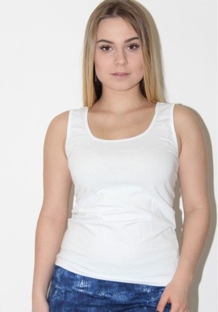 Состав:
Кулирка 95%,
Лайкра 5%
	Майка женская.	