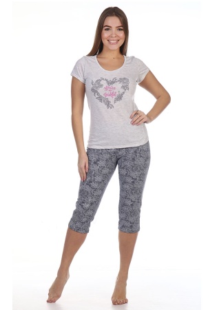 Состав:
Кулирка
Хлопок 100%
	Пижама женская 